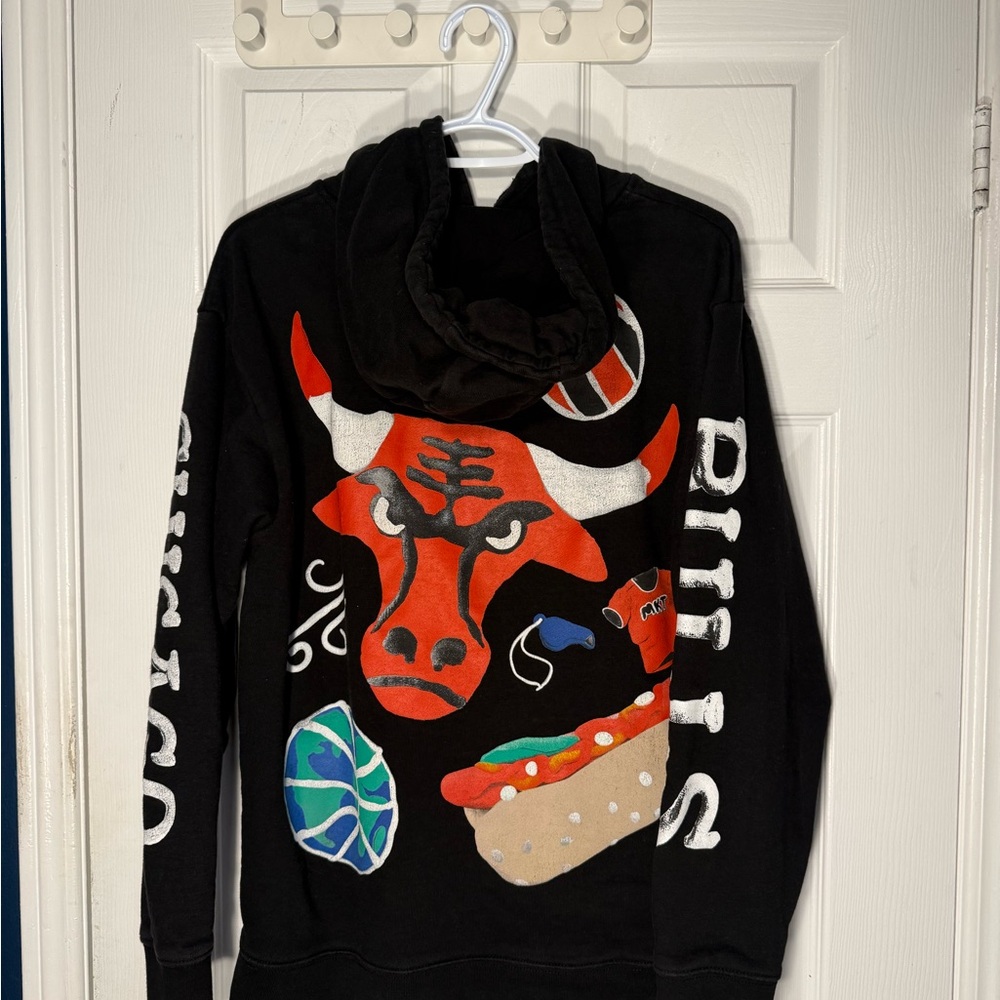 Chicago Bulls Men's Black Hoodie